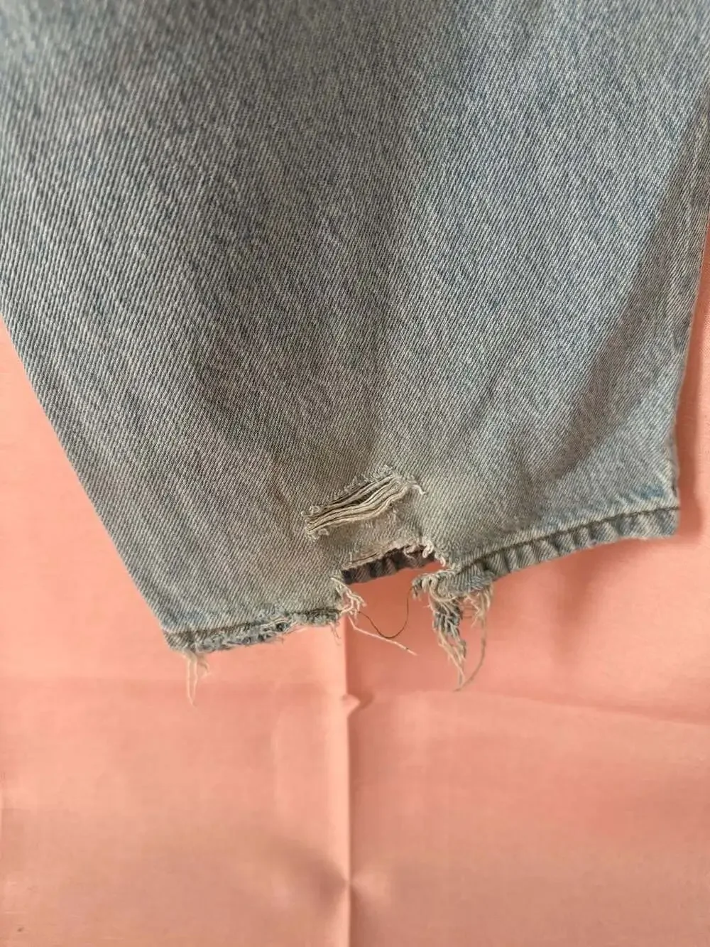 Garage Denim Low Rise Baggy Jeans Light Wash